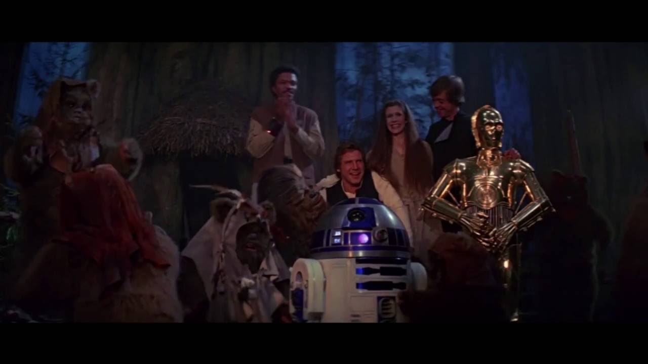 Luke and friends on Endor